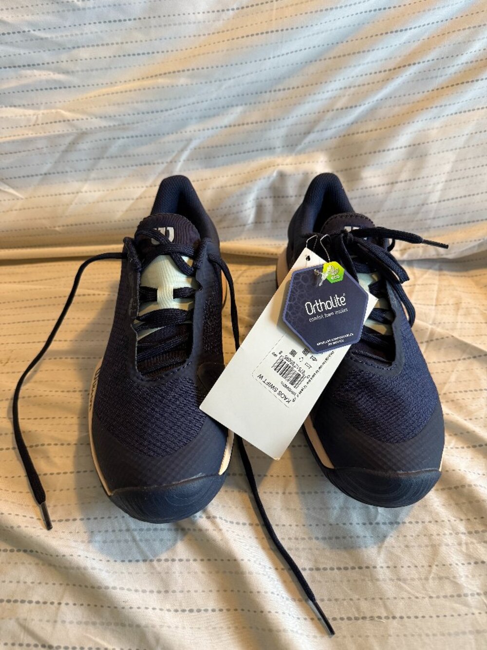 Wilson KAOS Swift Women's 7 Navy Blue Tennis Shoe WRS329010 NWT All Court